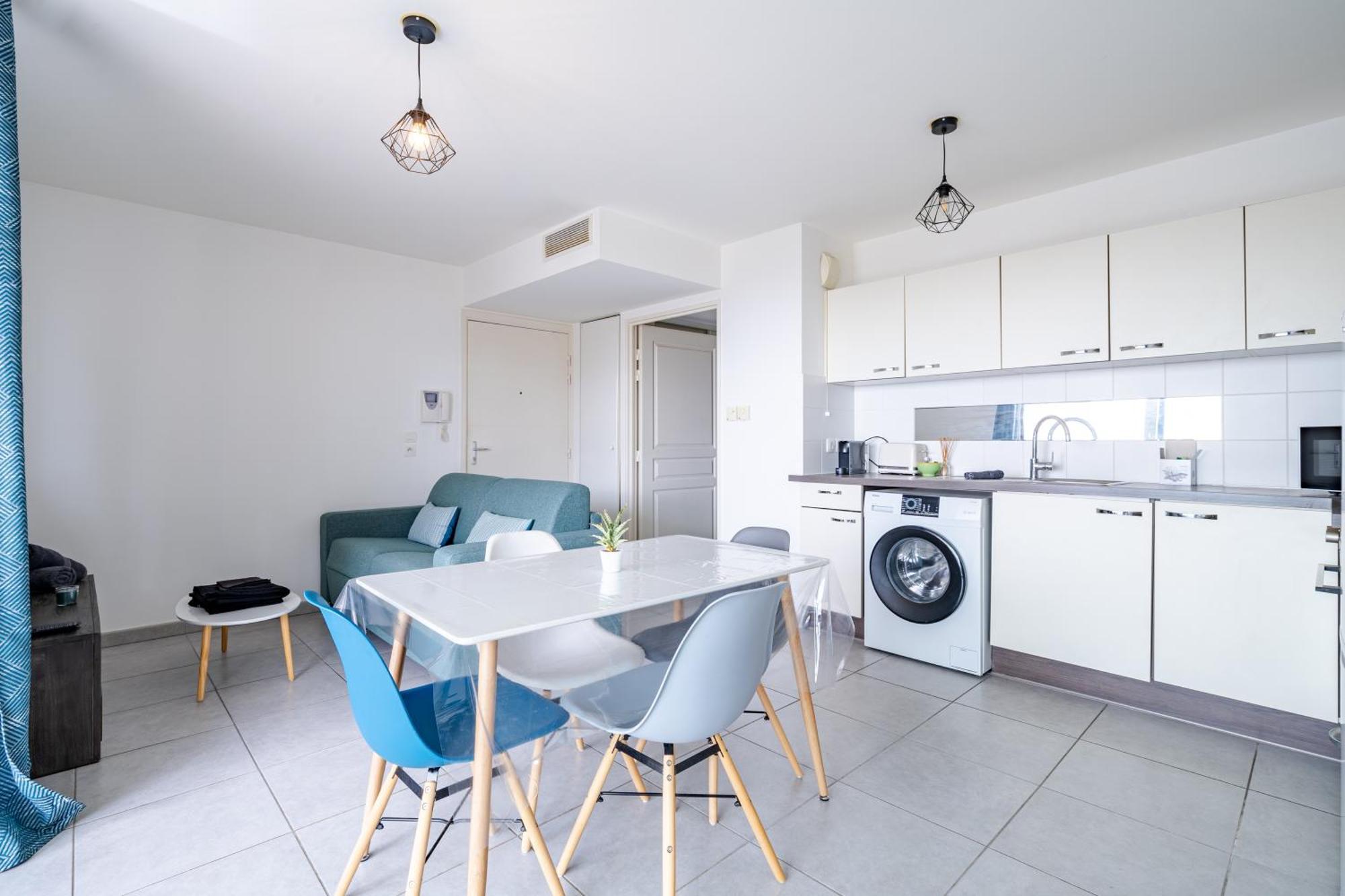 Magnifique 4 Pers,clim,parking Appartement Nice